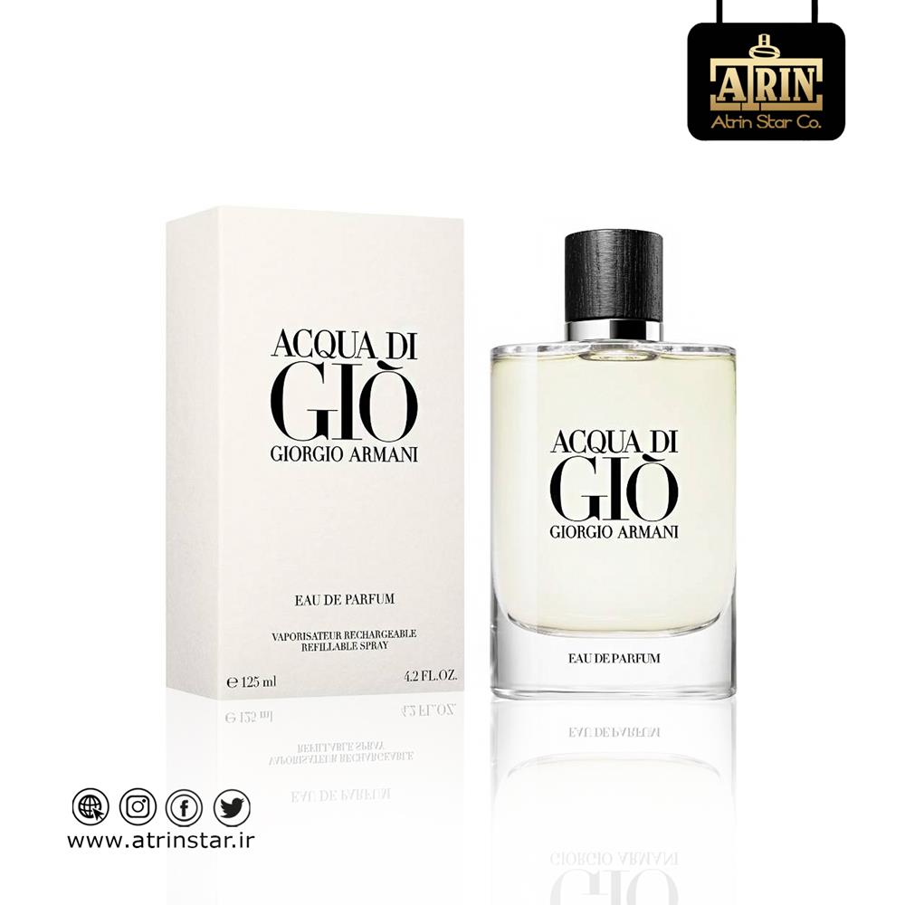 Giorgio Armani Acqua di Gio for Men Eau de Parfum 125 mlجورجیو آرمانی آکوا دی جیو فور من او دو پغفم 125 میلی لیتر